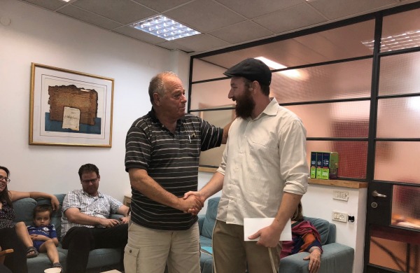 ברכות למיכאל וולפוביץ על זכייתו בפרס מייבר 2018